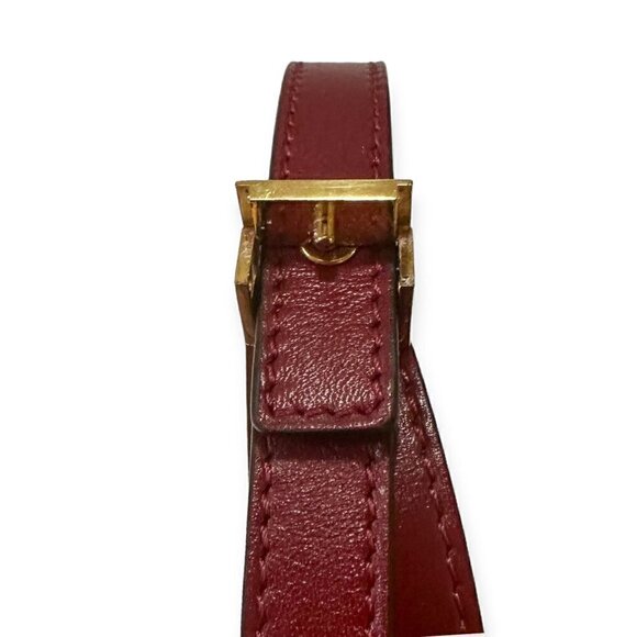 Celine Triple Tour Wrap Leather Bracelet, Never used, In Original Box, Burgundy - Picture 9 of 16